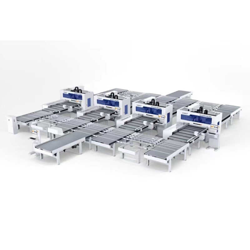  Six Sided Drilling Four Machines Production Line